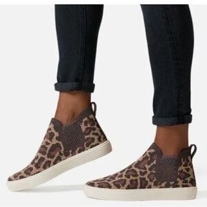 Rothy's Chelsea Boot Wildcat Limited Edition Leopard Print Women's 5 Sneaker